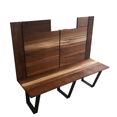 Eckbanklsung fr Backhaus Mit klappbaren Kopfteilen als zustzliche Arbeits-/Stellflche