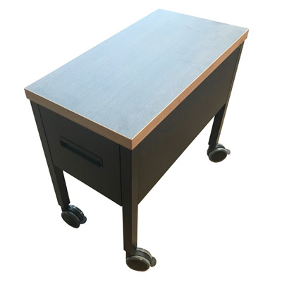 Servierwagen Service mit Schubladen und Rollen