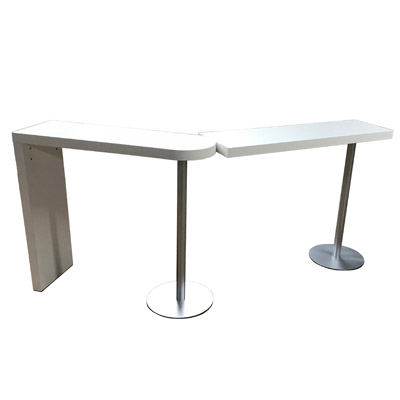 Stehtisch Winkel variabel einsetzen mit Gelenk