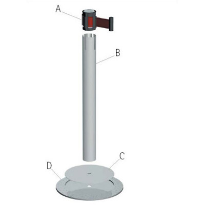 Absperrständer Kundenstopper